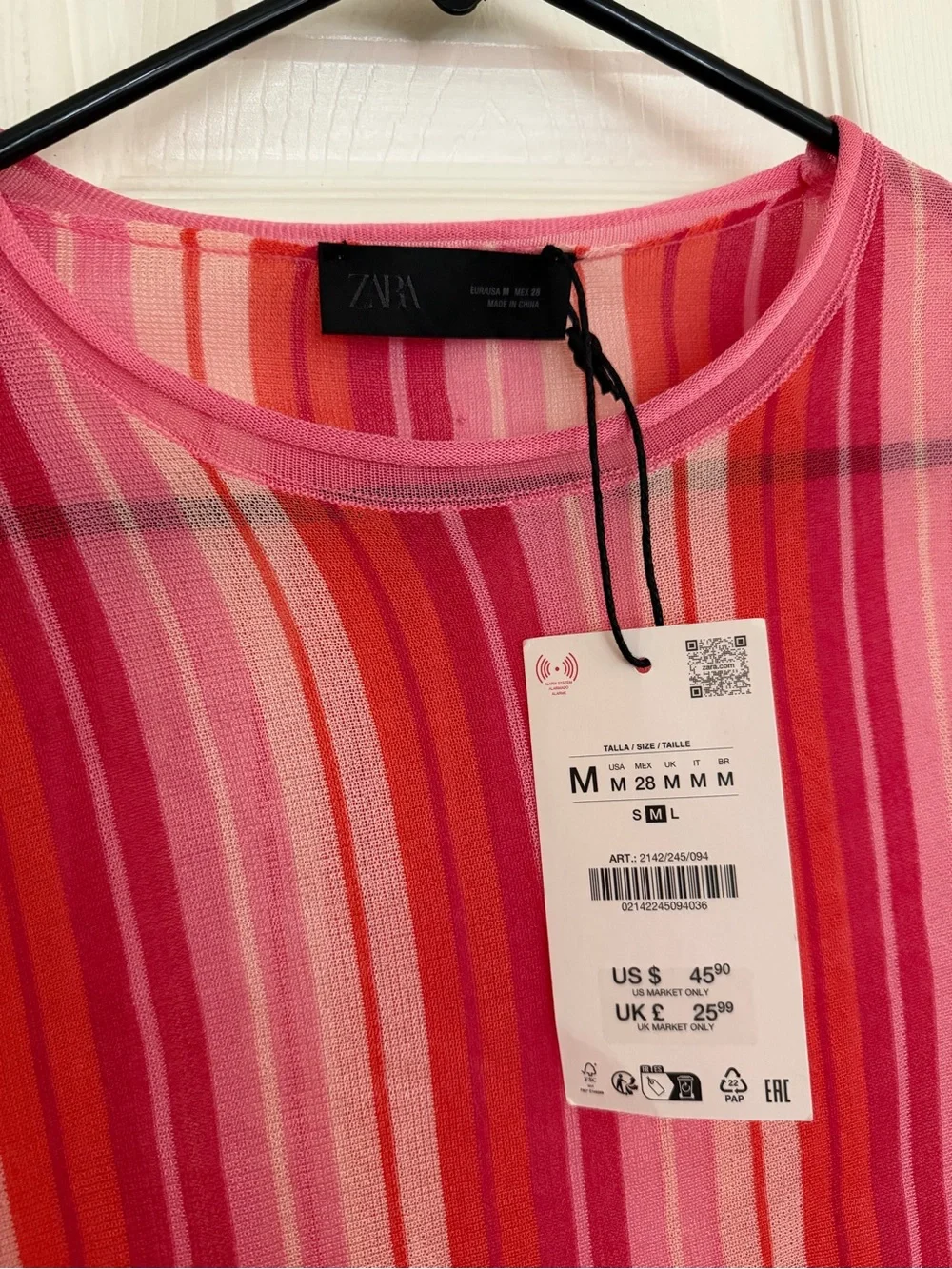 NWT Zara striped top - Picture 2 of 5
